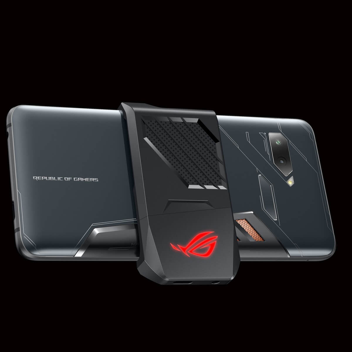 ASUS ROG Phone Irres SpieleSmartphone mit 3 USBPorts, LüfterAddon