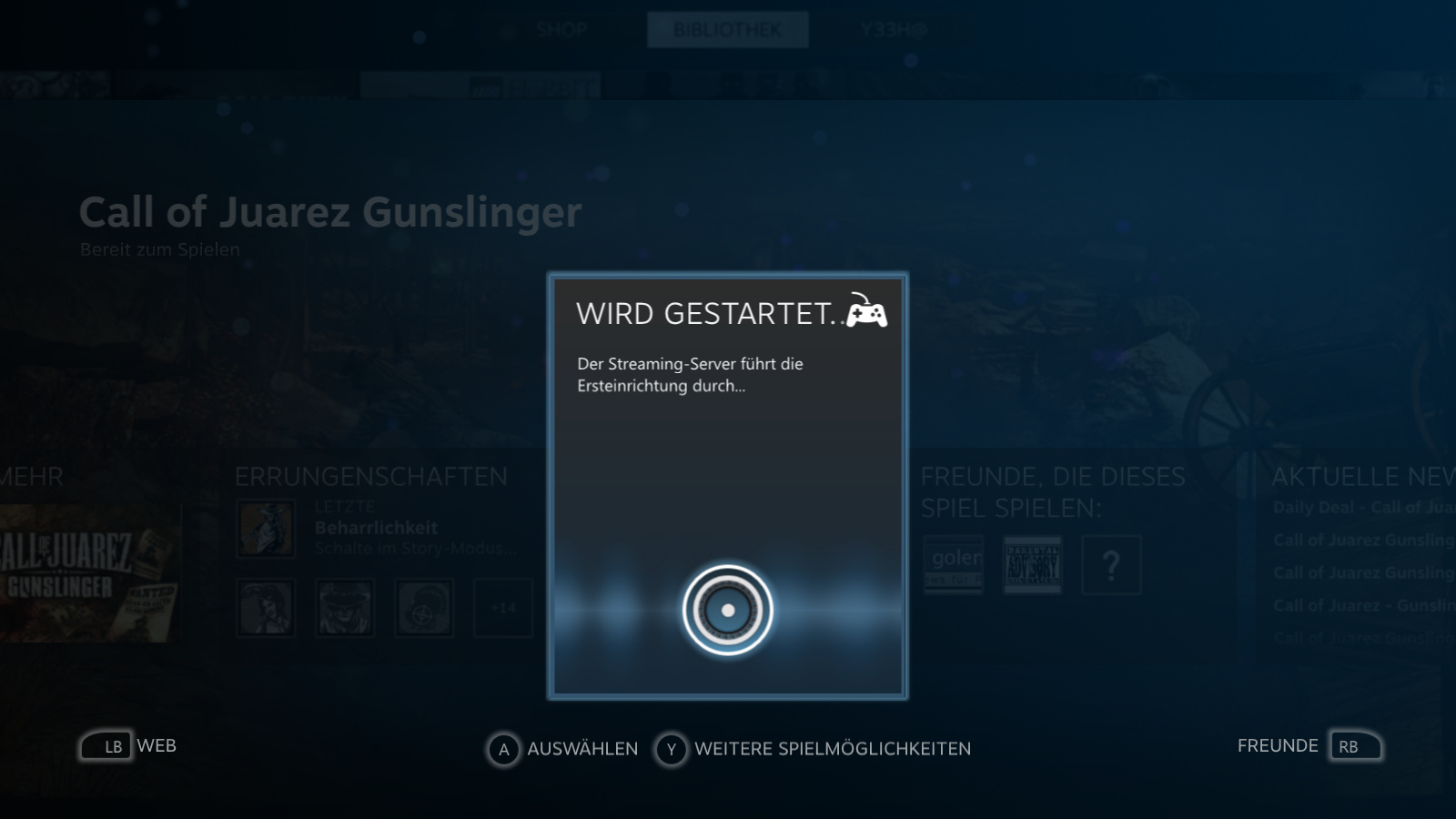 1080p mit 60 fps in Stereo Steam InHome Streaming im Test Remote