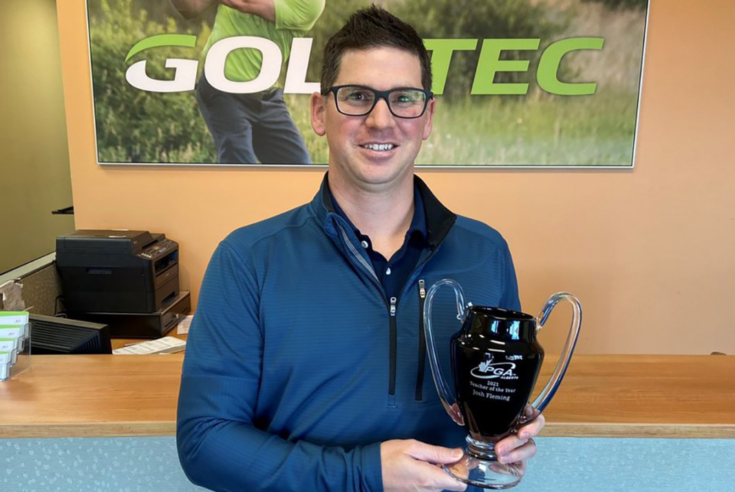 GOLFTEC'S Josh Fleming Earns PGA of Alberta Teacher of the Year Award