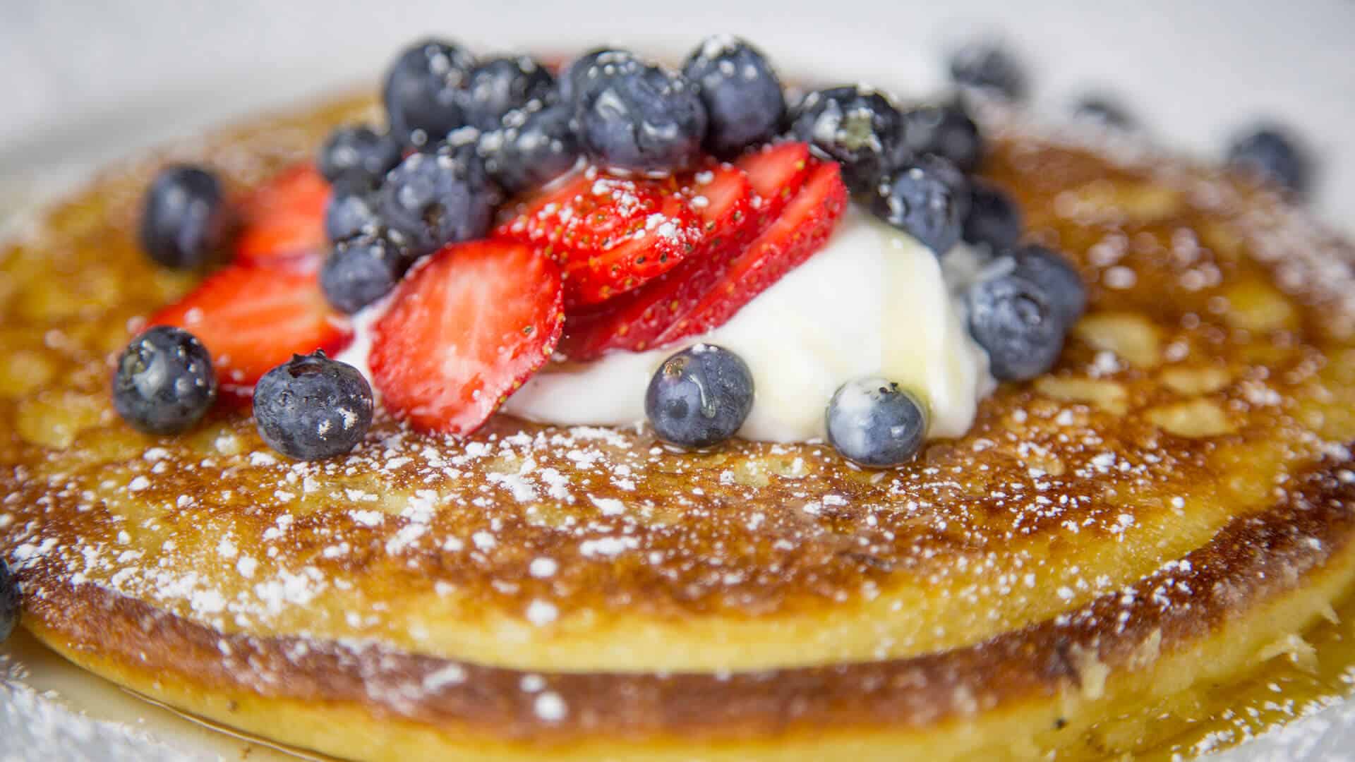 Pancakes, Waffles And French Toast Scrambled Jake's Breakfast Co.