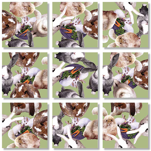 Bunnies Scramble Squares® Scramble Squares®