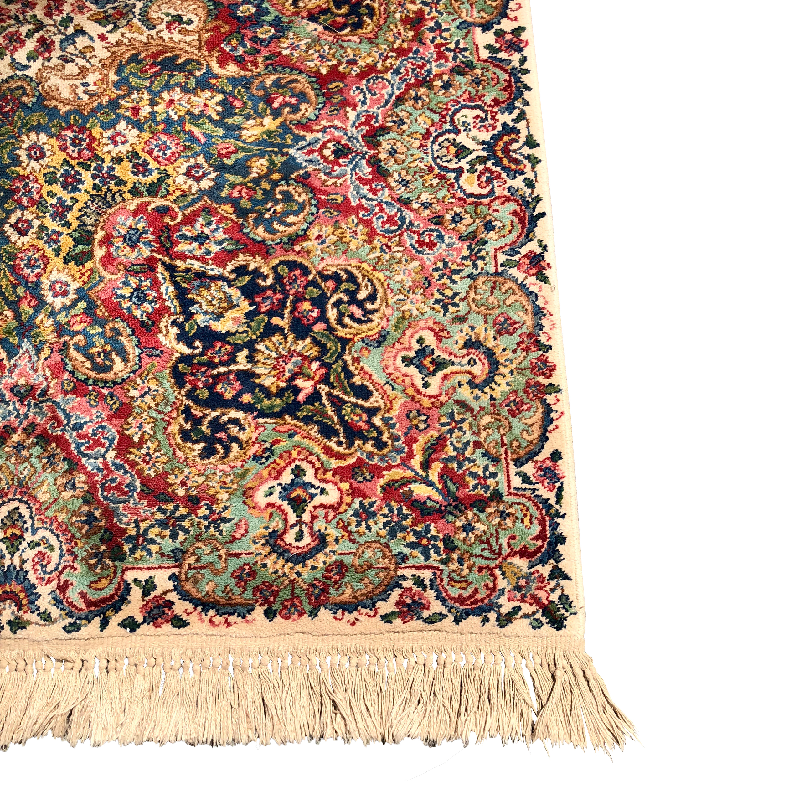 Vintage Karastan Floral Kirman Design 742 Wool Area Rug 8x12 Scranton