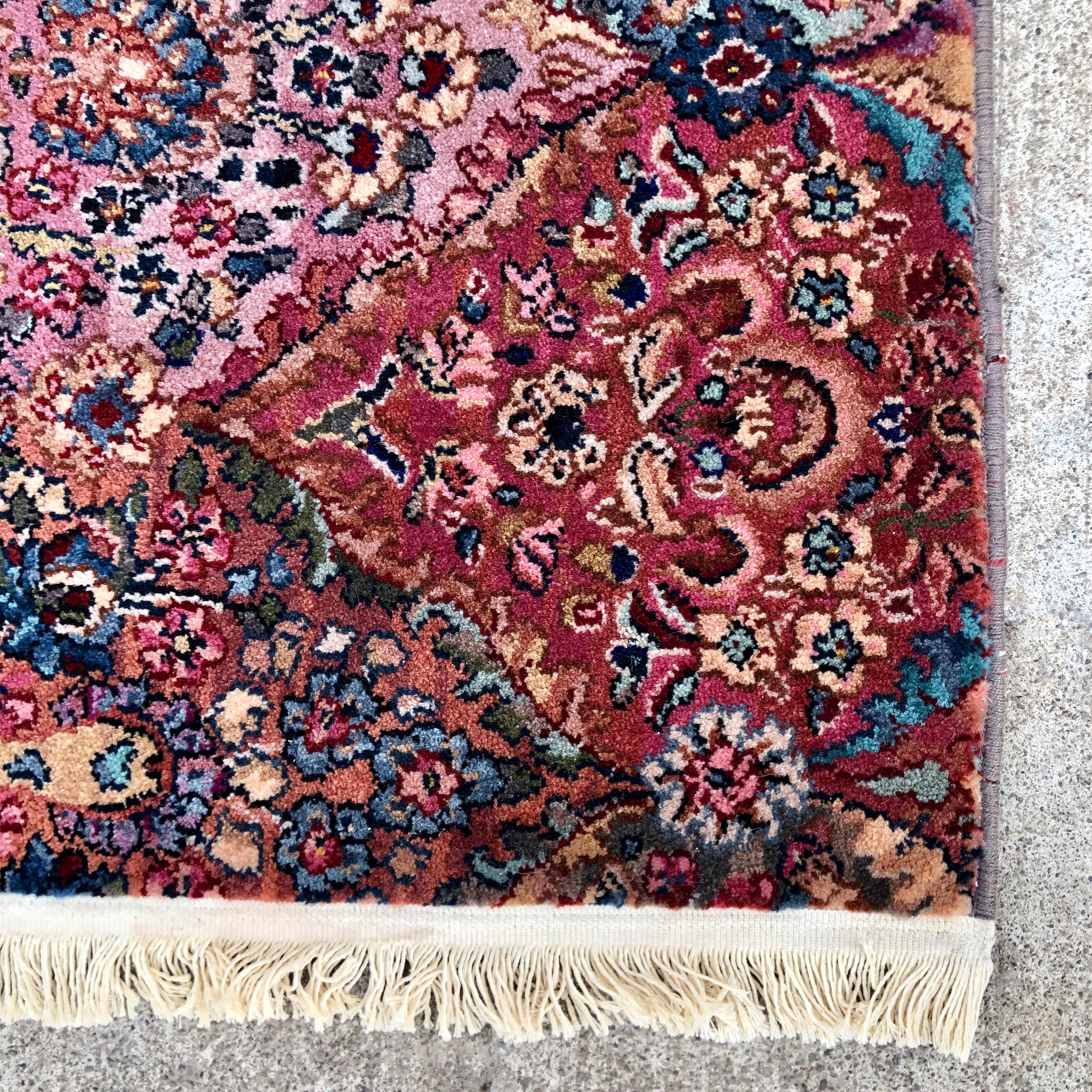 Vintage Karastan Kirman Design 717 Wool Runner Rug 3×8 Scranton Antiques