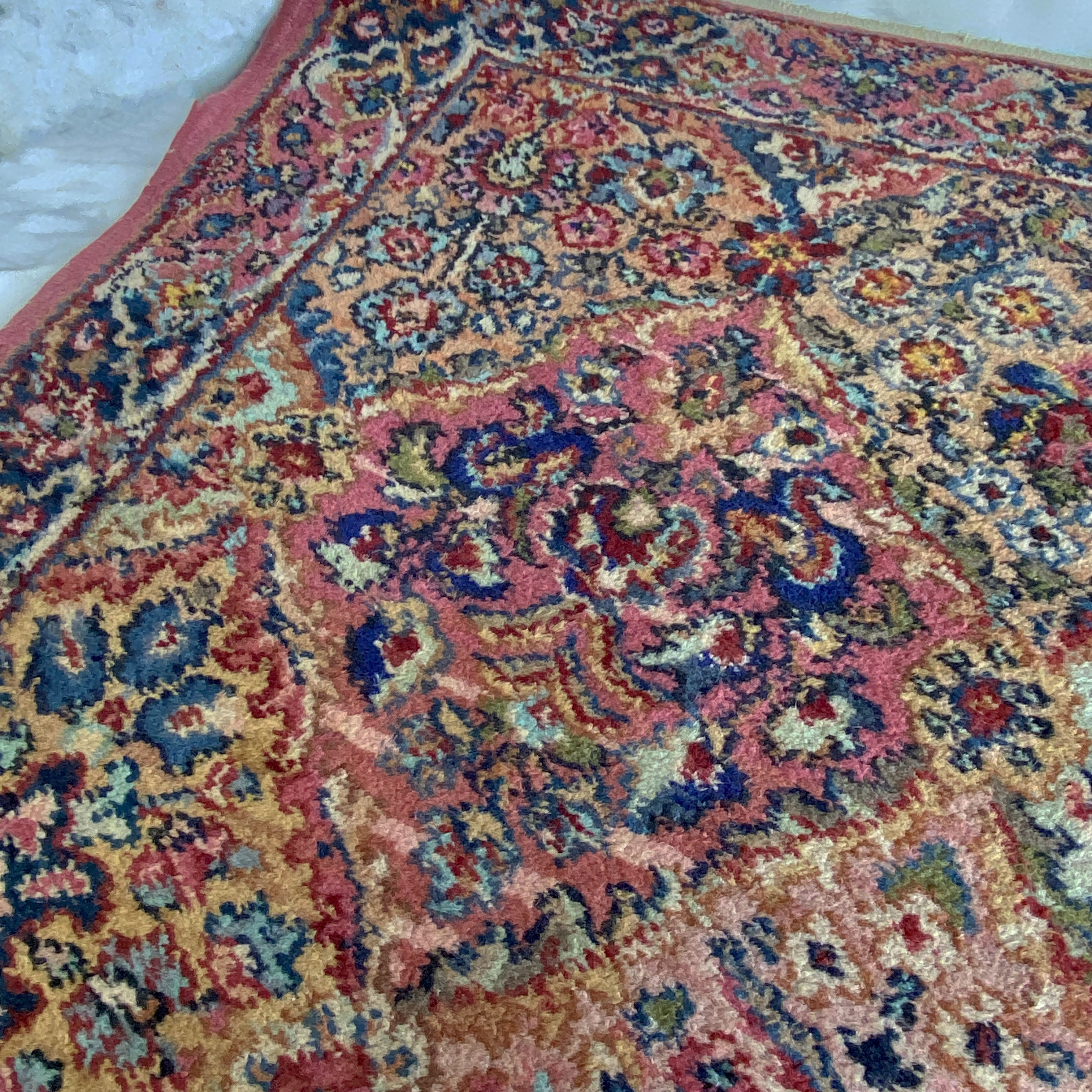 Vintage Karastan MultiColor Panel Kirman Design 717 Wool Area Rug 2×4