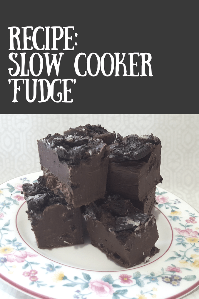 Recipe Slow Cooker Fudge Scrapbook Blog