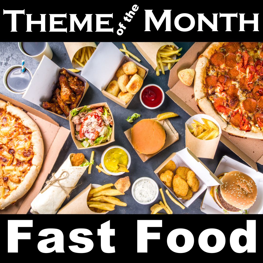 Theme Fast Food Scrapbook Campus