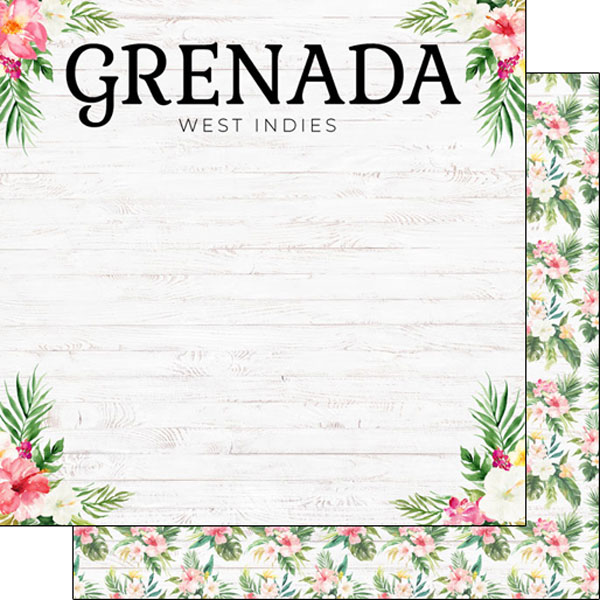 Scrapbook Customs Grenada Vacay Paper