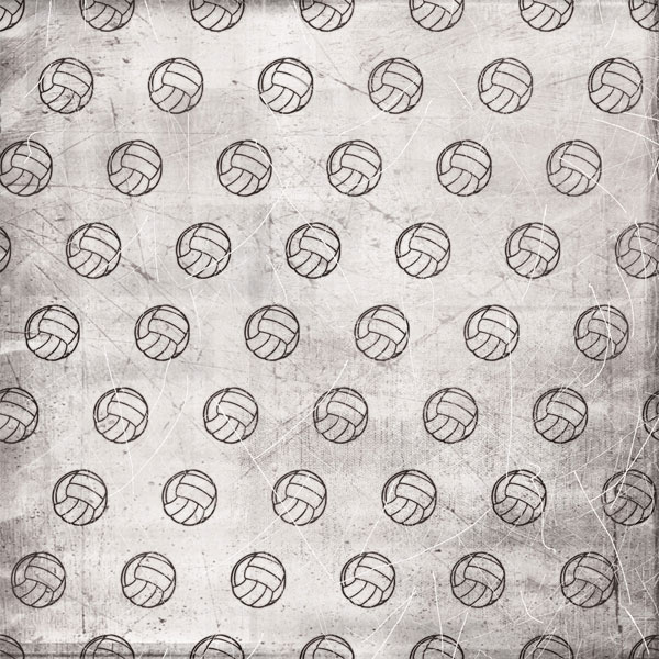 Scrapbook Customs Volleyball Comp Paper
