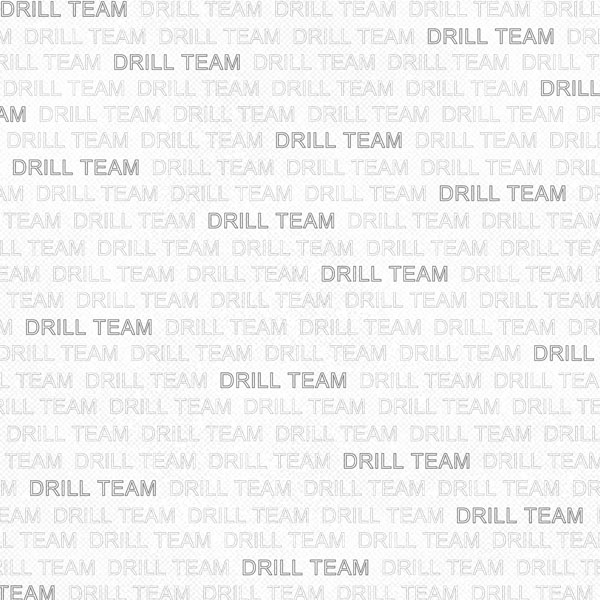 Scrapbook Customs Drill Team Addict 1 Paper