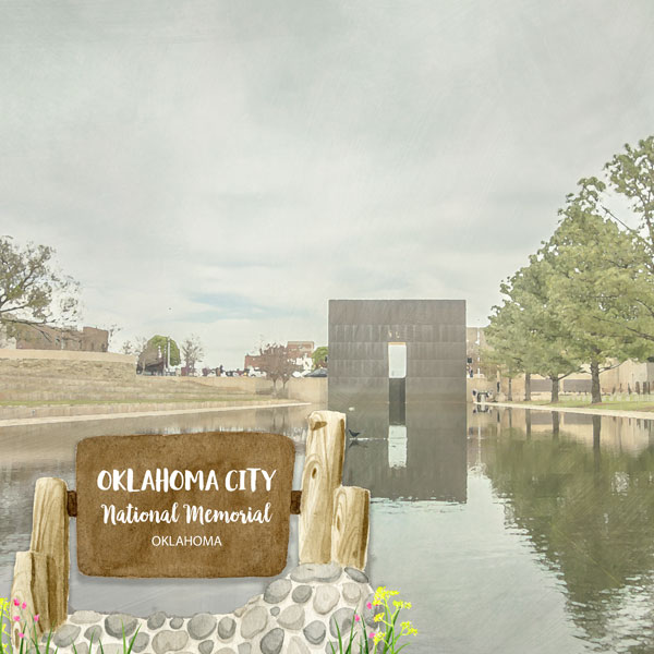 Scrapbook Customs Oklahoma Oklahoma City National Memorial Paper