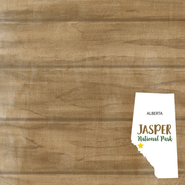 Scrapbook Customs Canada Alberta Jasper National Park Paper