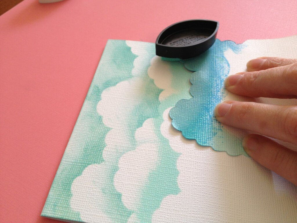 Use Chalk Ink pads to Make Clouds — Scrapbooking Daily
