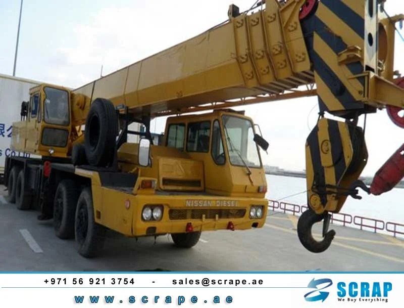 Used Crane buyer in UAE HPS Scrap Metals & Equipment Trading