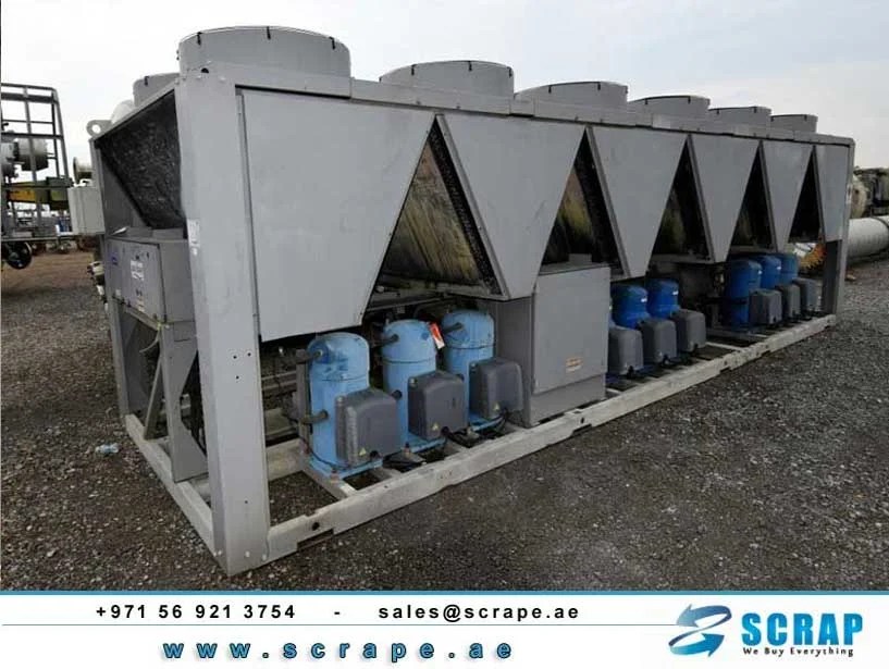Used Chiller for Sale in UAE HPS Scrap Metals & Equipment Trading