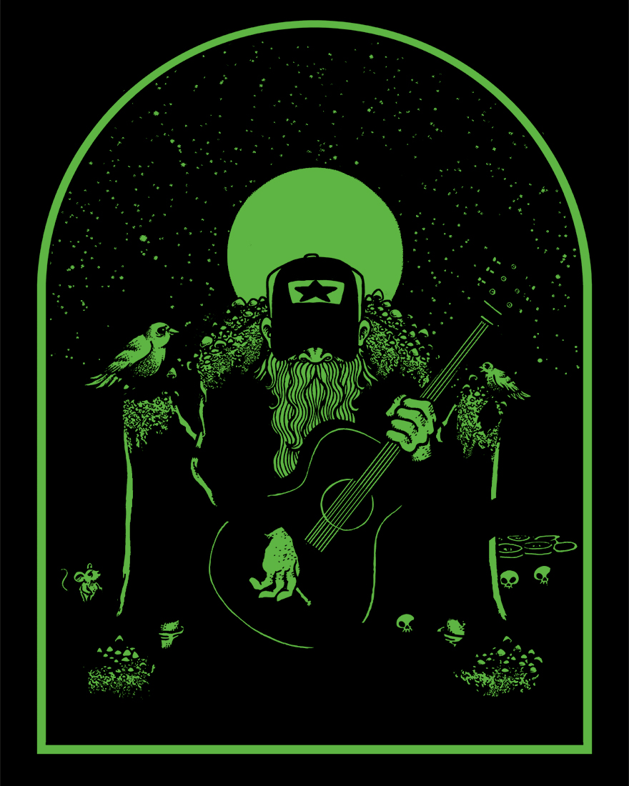 Country Wizard Art print 2014 Scraped Knee