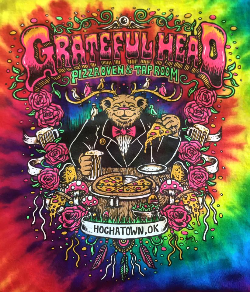 Grateful Head Merch & Staff Tshirts 2017 Scraped Knee