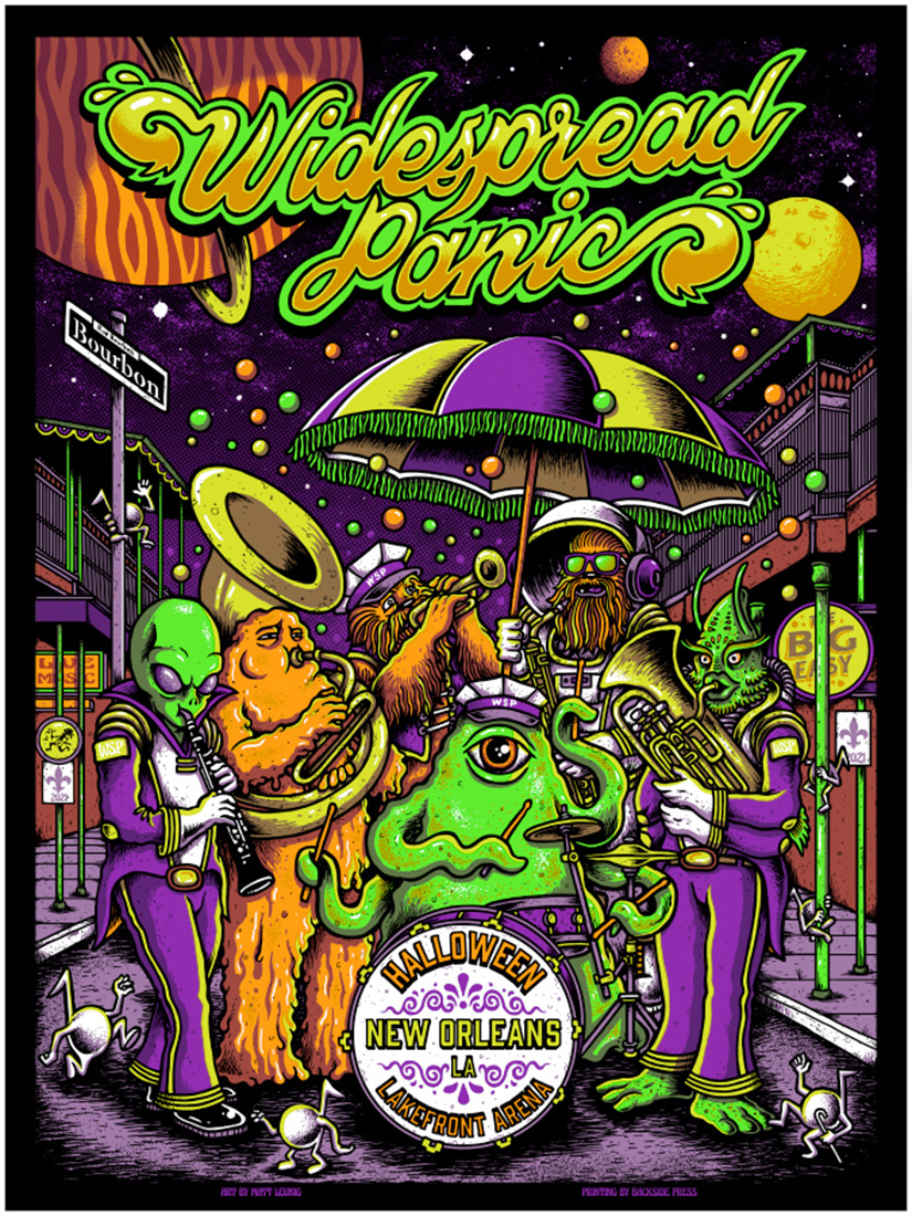 Widespread Panic New Orleans, LA 2021 Scraped Knee