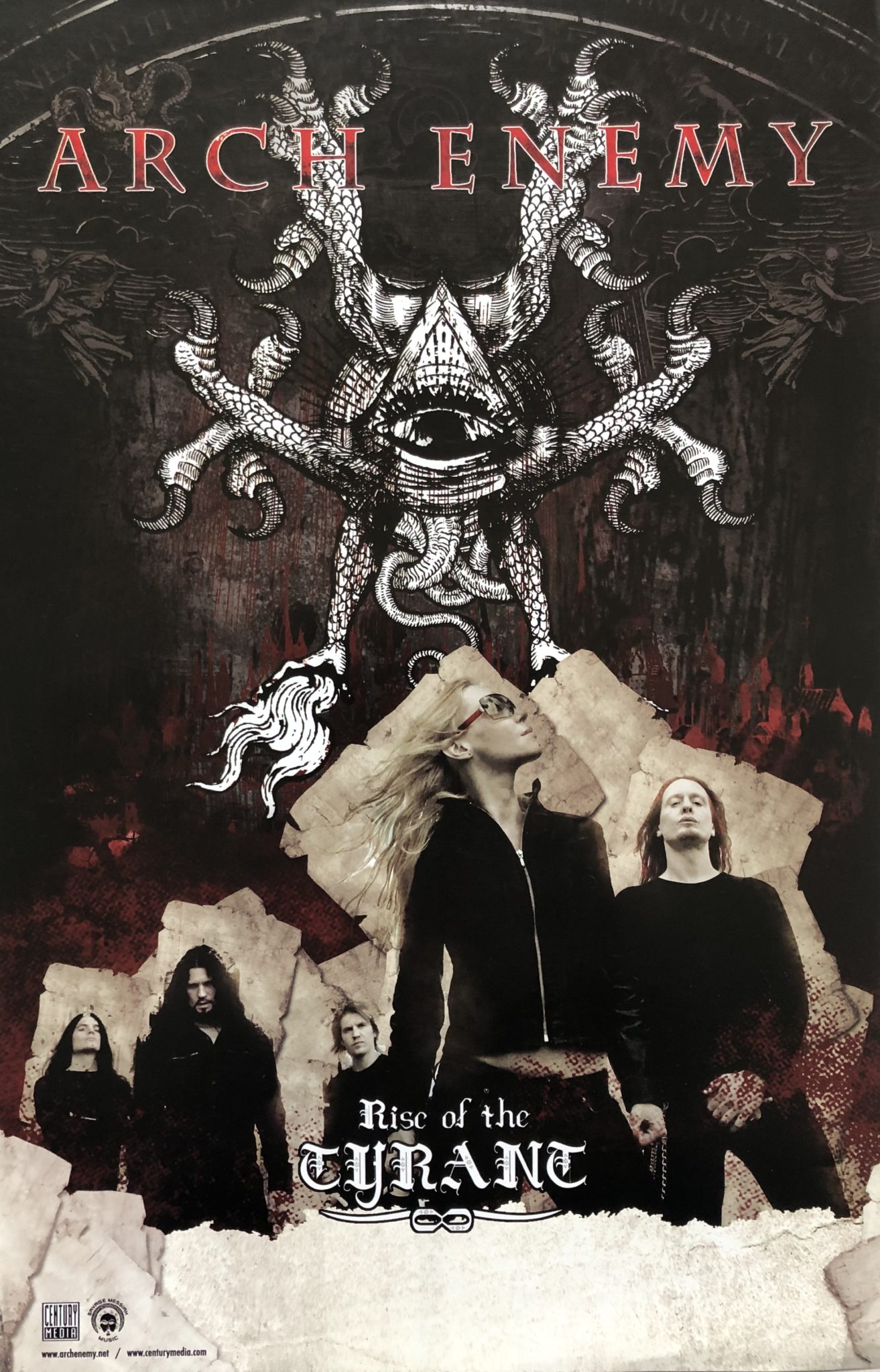Arch Enemy “Rise of the Tyrant” album promo 11″x17″ Buy Heavy Metal