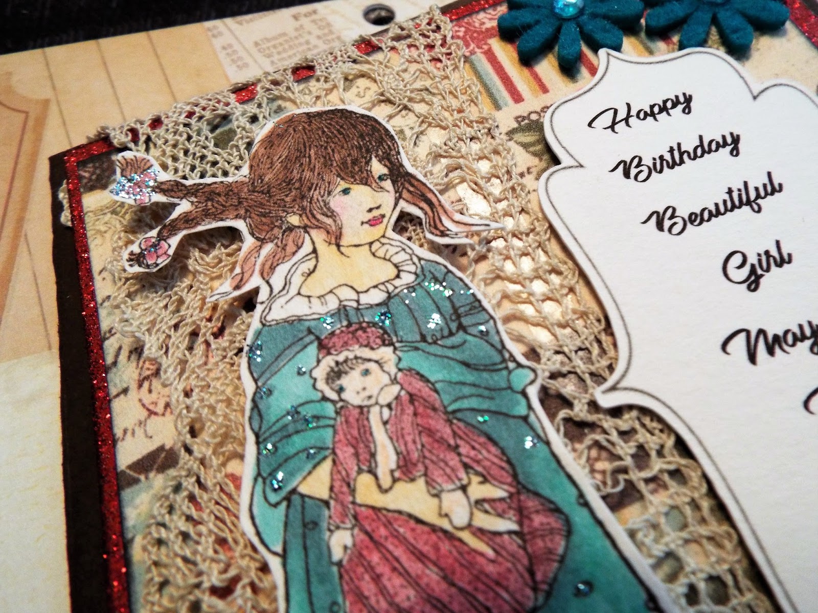 How to Glue Glitter Card Stock, embellishments and a Freebie ScraPerfect