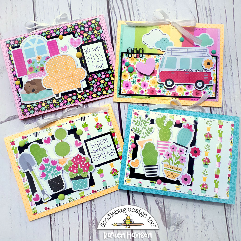 Doodlebug Design Inc Blog MY HAPPY PLACE CARDS with Karen