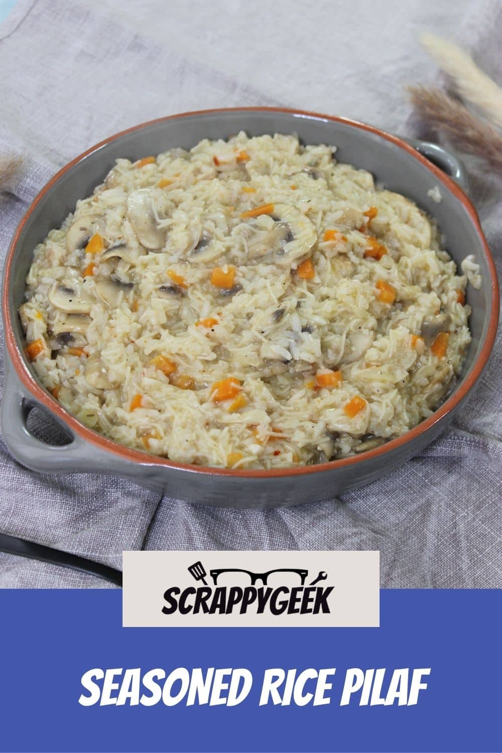 Seasoned Rice Pilaf Main Dish or Side Dish? Scrappy Geek