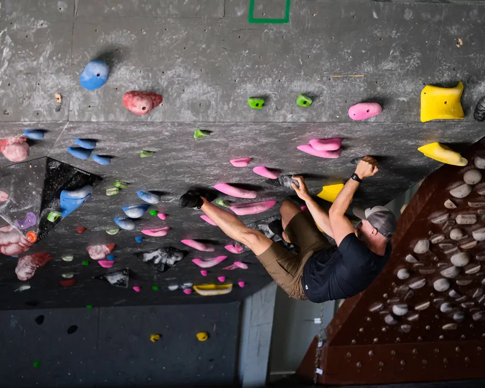 Rock Climbing at Scrapyard Climbing Collective in Holland MI