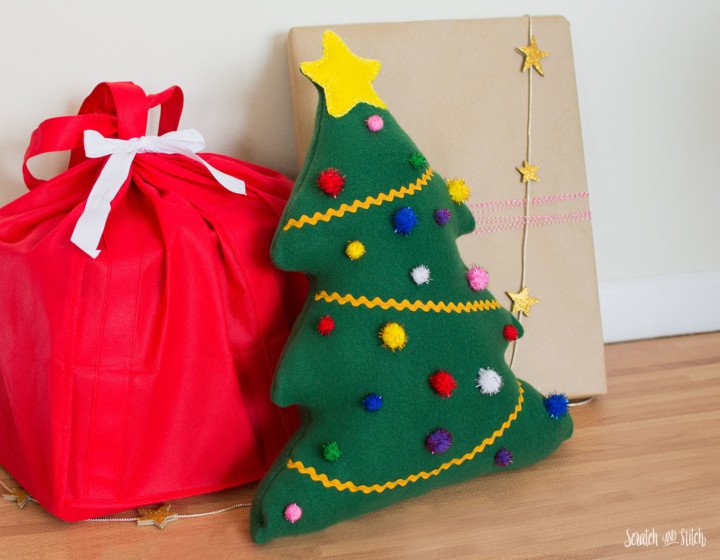 Stuffed Christmas Tree Sewing Pattern on
