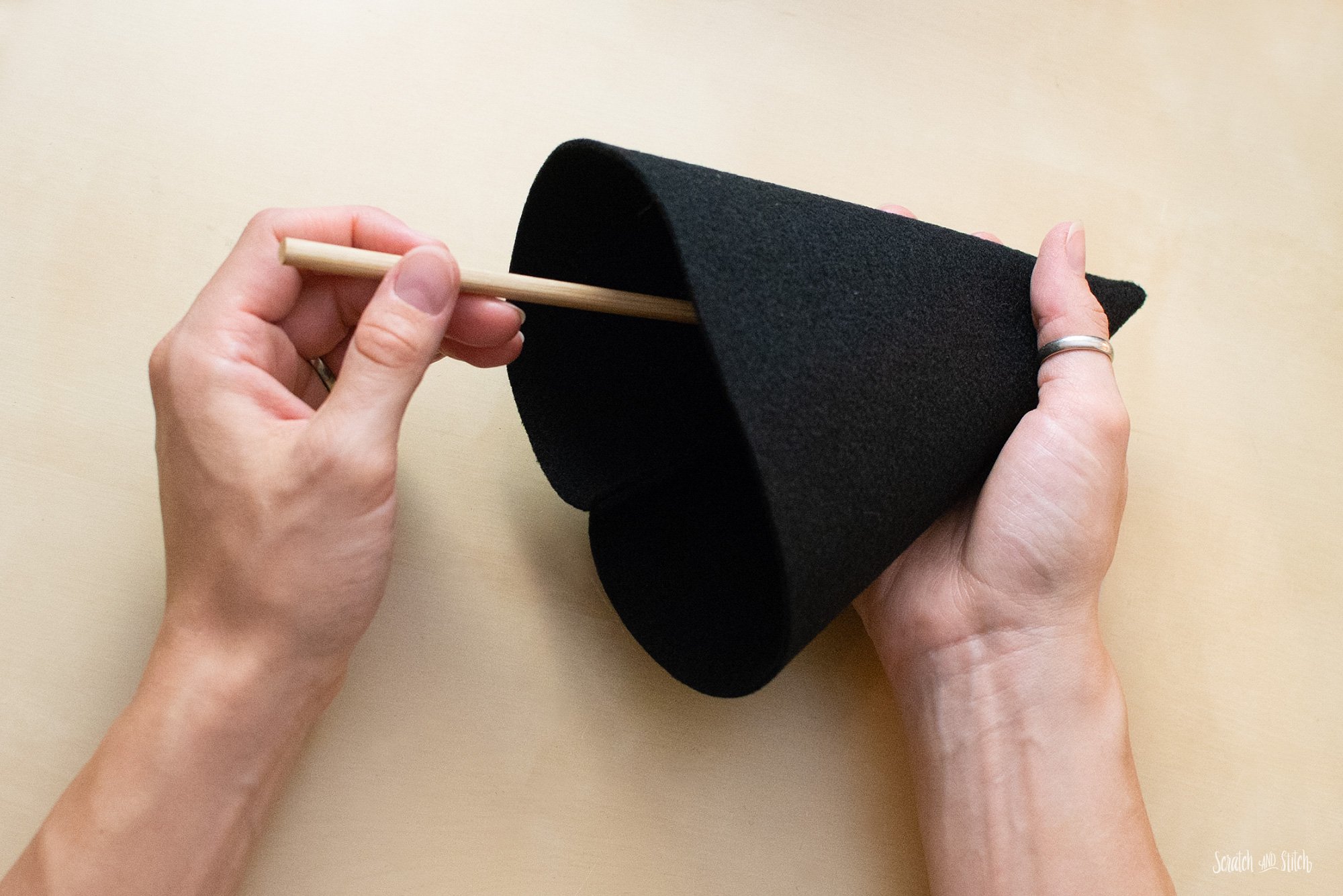 Free Witch Hat Sewing Pattern DIY Halloween Decorations Scratch and