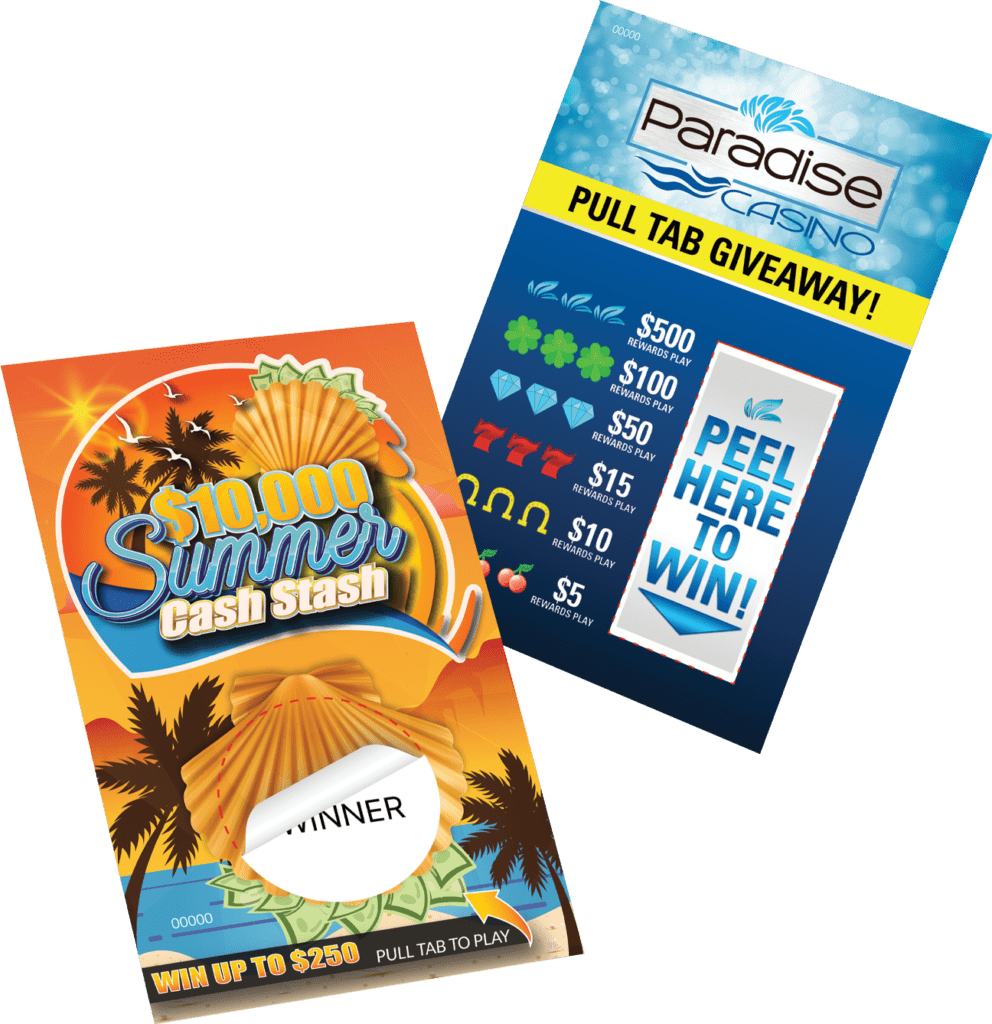 Custom Pull Tabs Scratch Off Systems