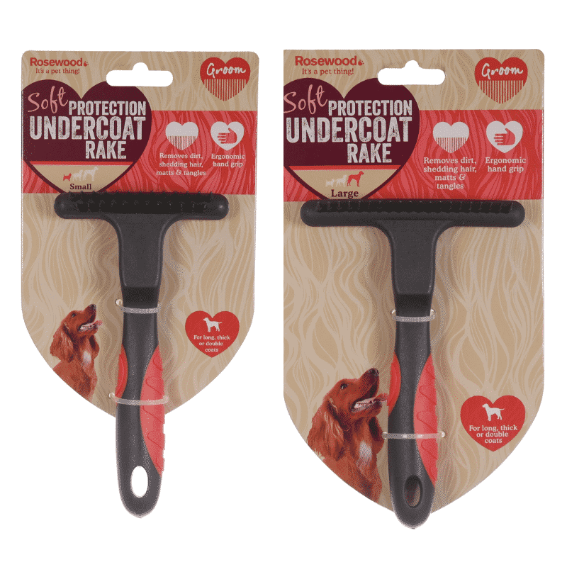 Rake Salon Grooming Soft Protection Undercoat Rosewood Scratzme