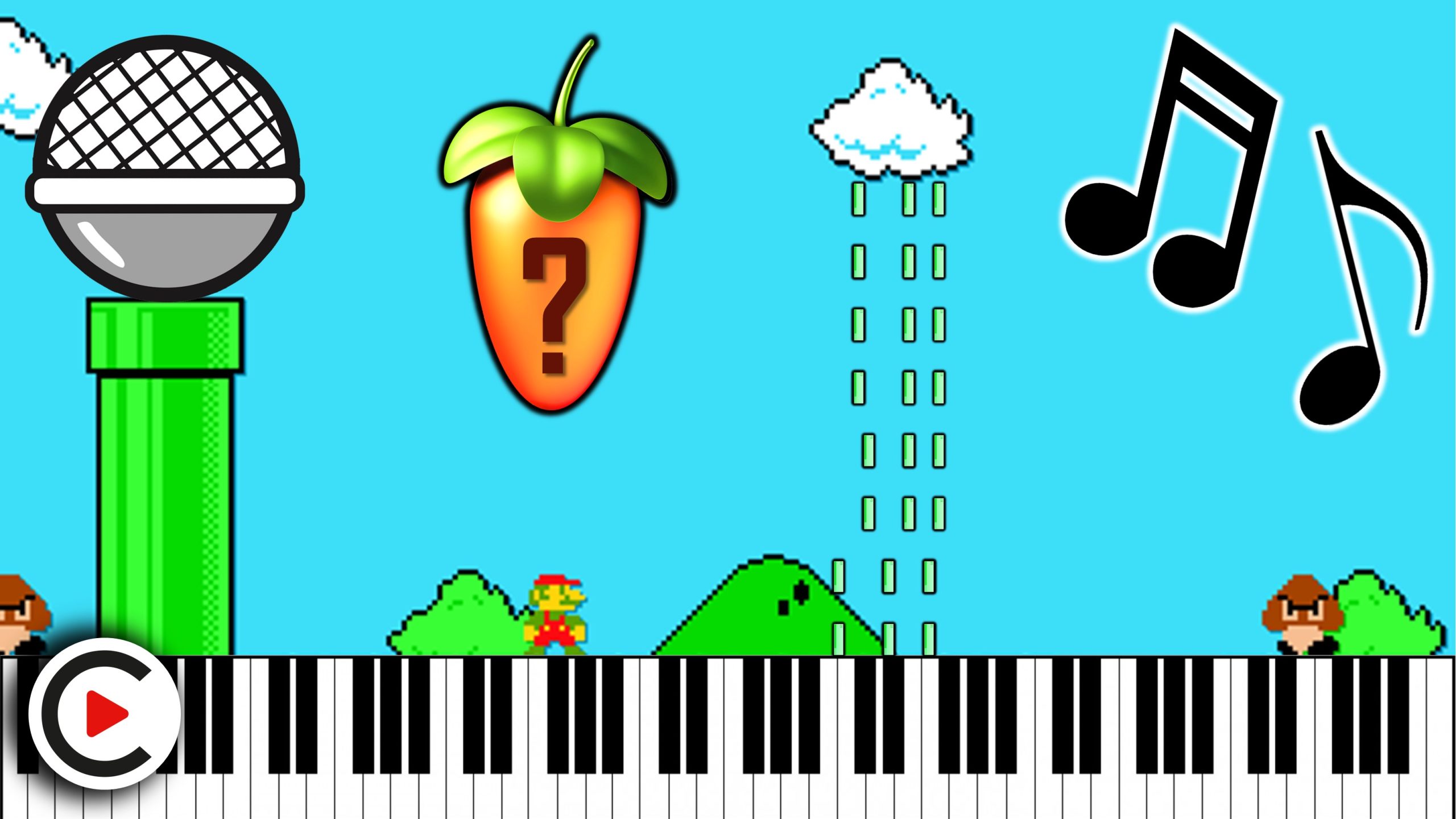 This is How to Make Retro Game Music Nintendo 8 Bit Video Game Music