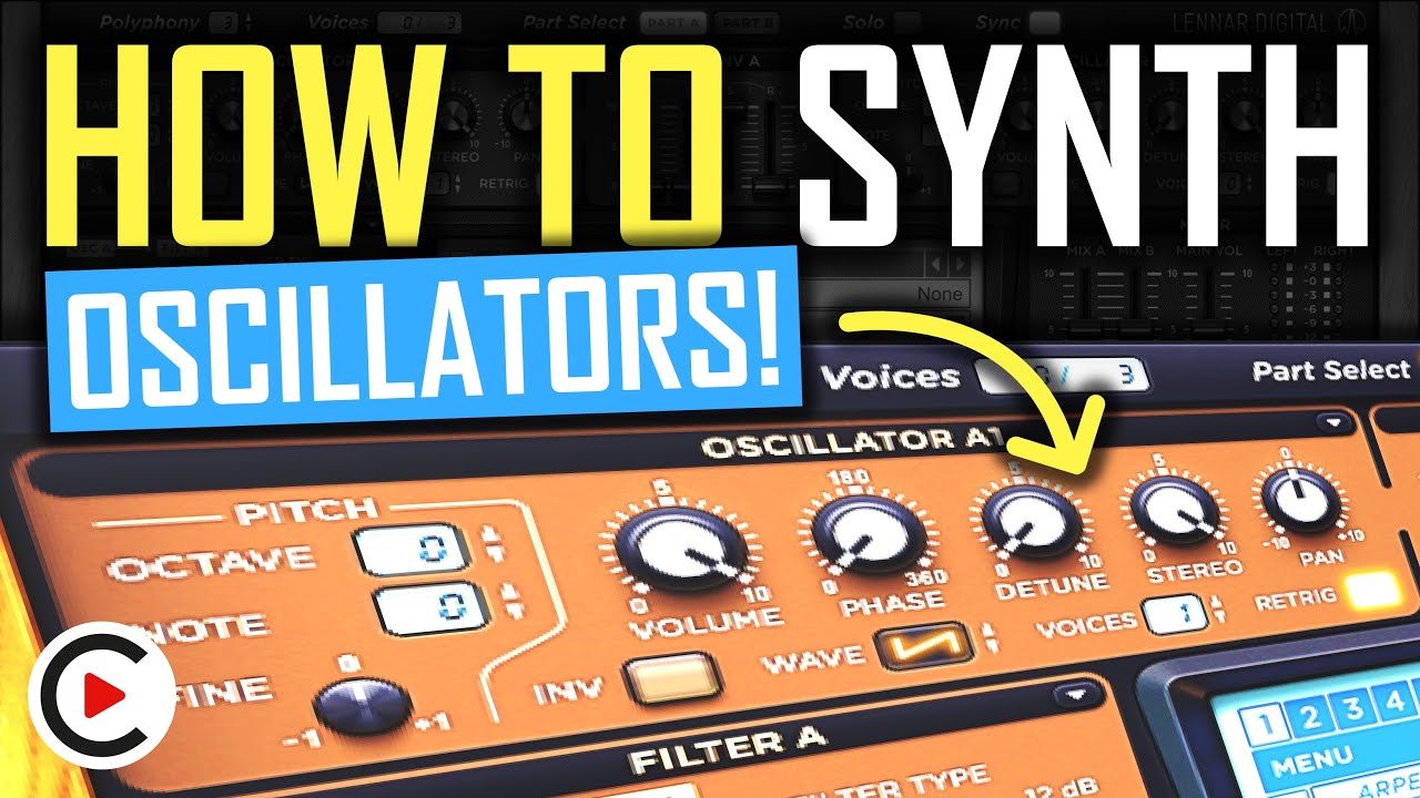 SYNTHESIZER EXPLAINED HOW TO USE OSCILLATORS Sound Design for