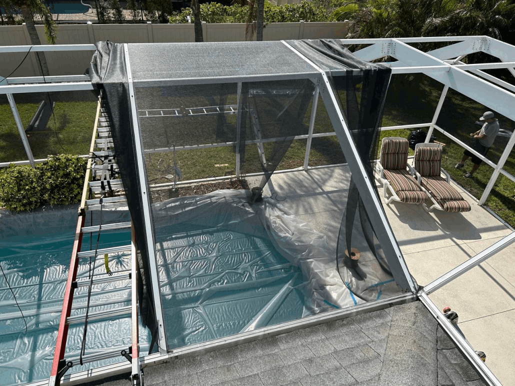 Repair Screen Pool Enclosures in Fort Myers by Screen Factory Florida