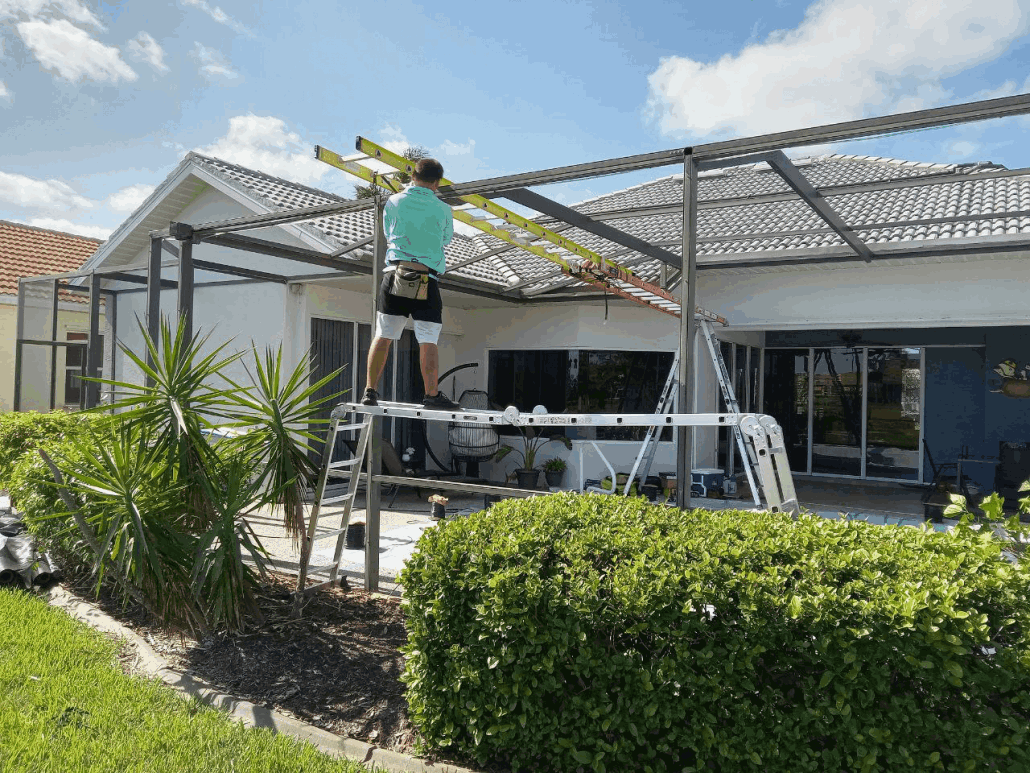 Repair Screen Pool Enclosures in Fort Myers by Screen Factory Florida