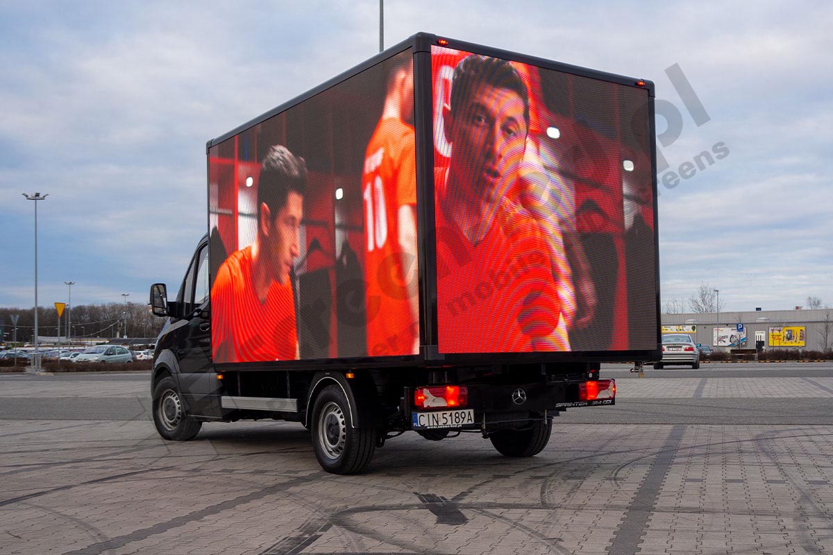 BoxLED LED advertising van, truck Digital ScreenLED