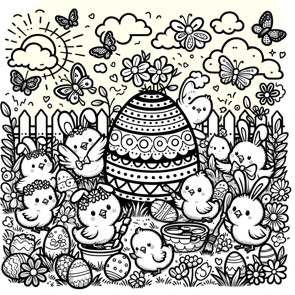 15 Free Easter Colouring Pages For Kids Kids and Clicks