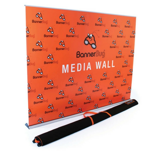 MEDIA WALL PULL UP BANNER BRISBANE PRINTING