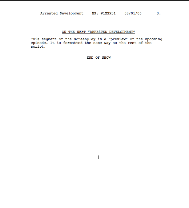 Final Draft Templates How To Write a Screenplay
