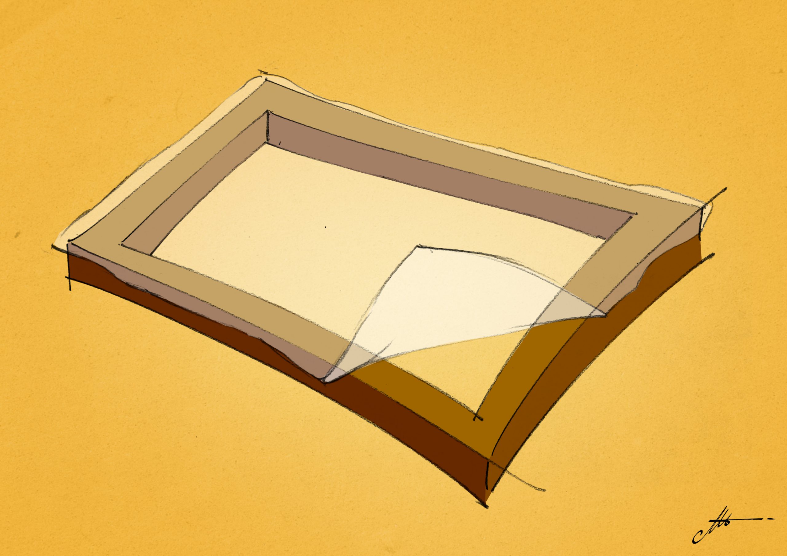 Two ways to attach the mesh to the screen printing frame CPL Fabbrika