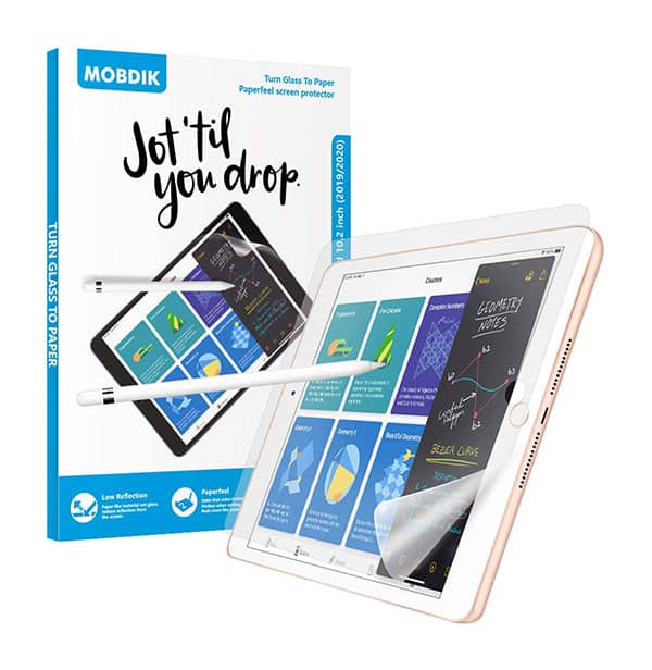 Best iPad 8th Gen screen protector [Paperlike Tempered Glass]