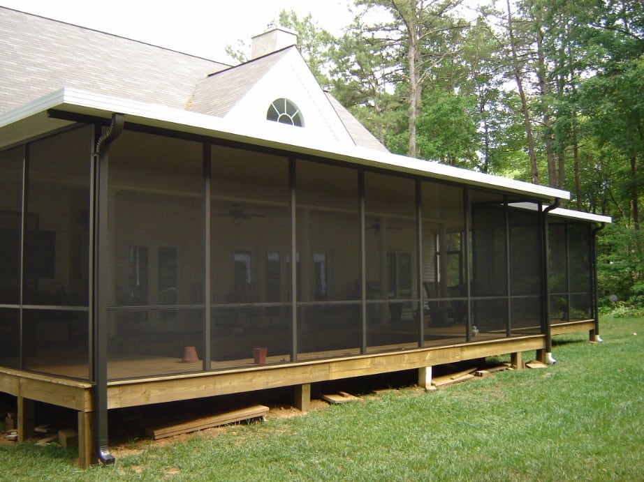 Screen Rooms with Aluminum Roof BackYard Enclosures