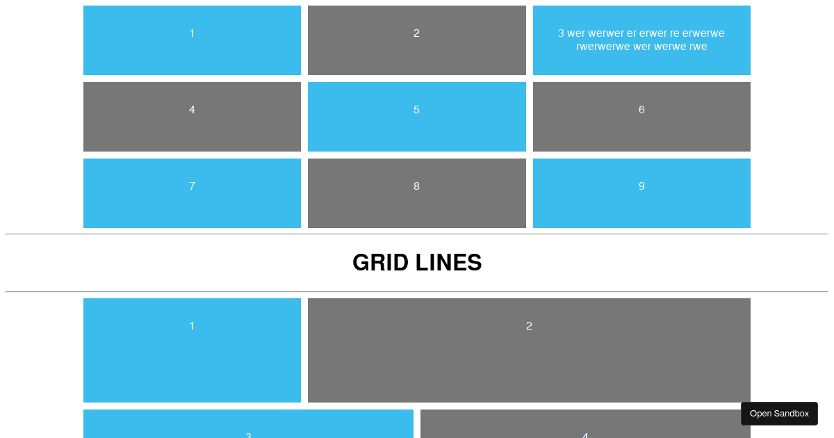 GridCSS The Net Ninja Codesandbox