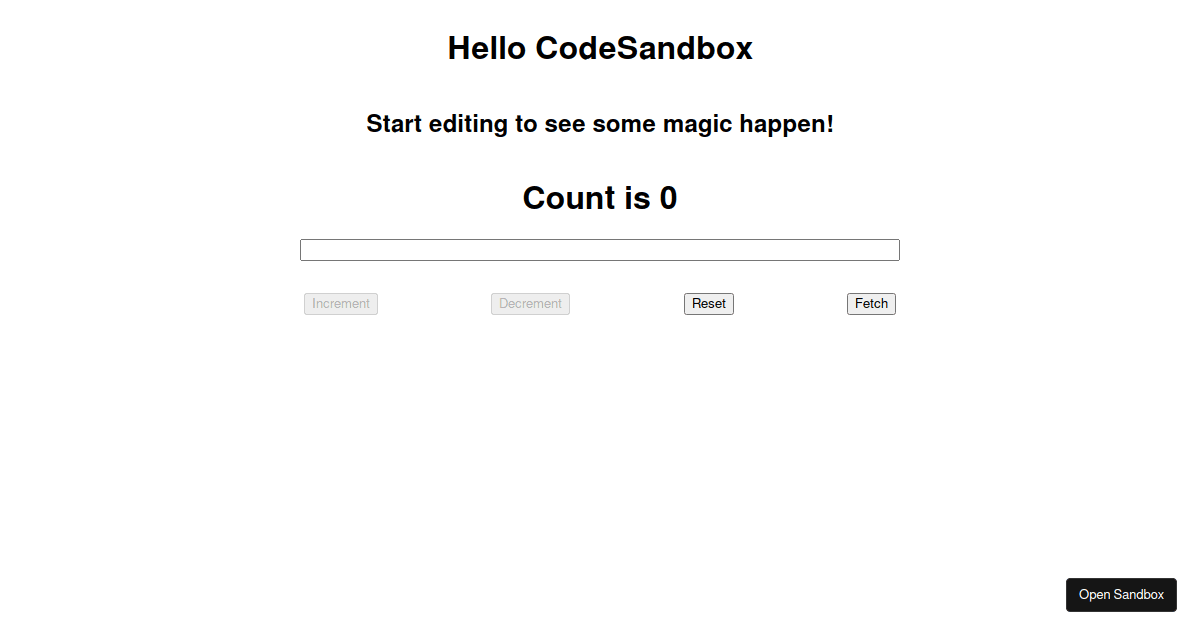 reactreduxts Codesandbox