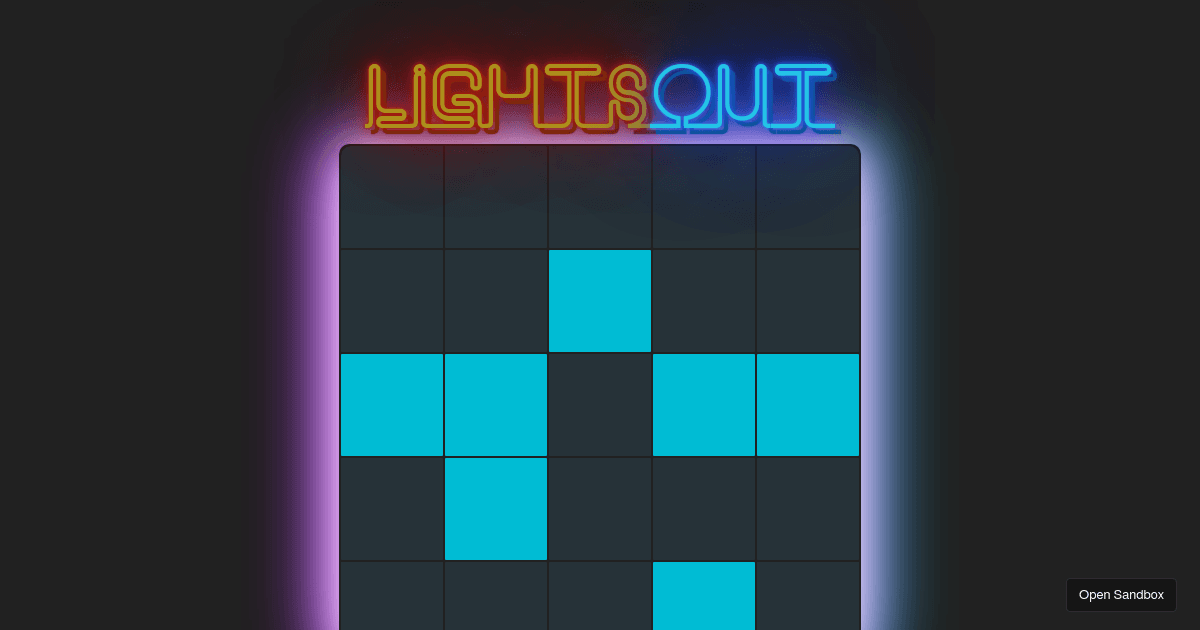 reactlightsout Codesandbox