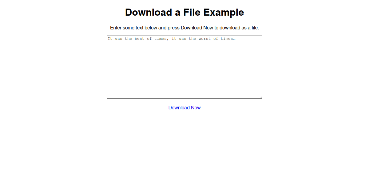 download test file Codesandbox