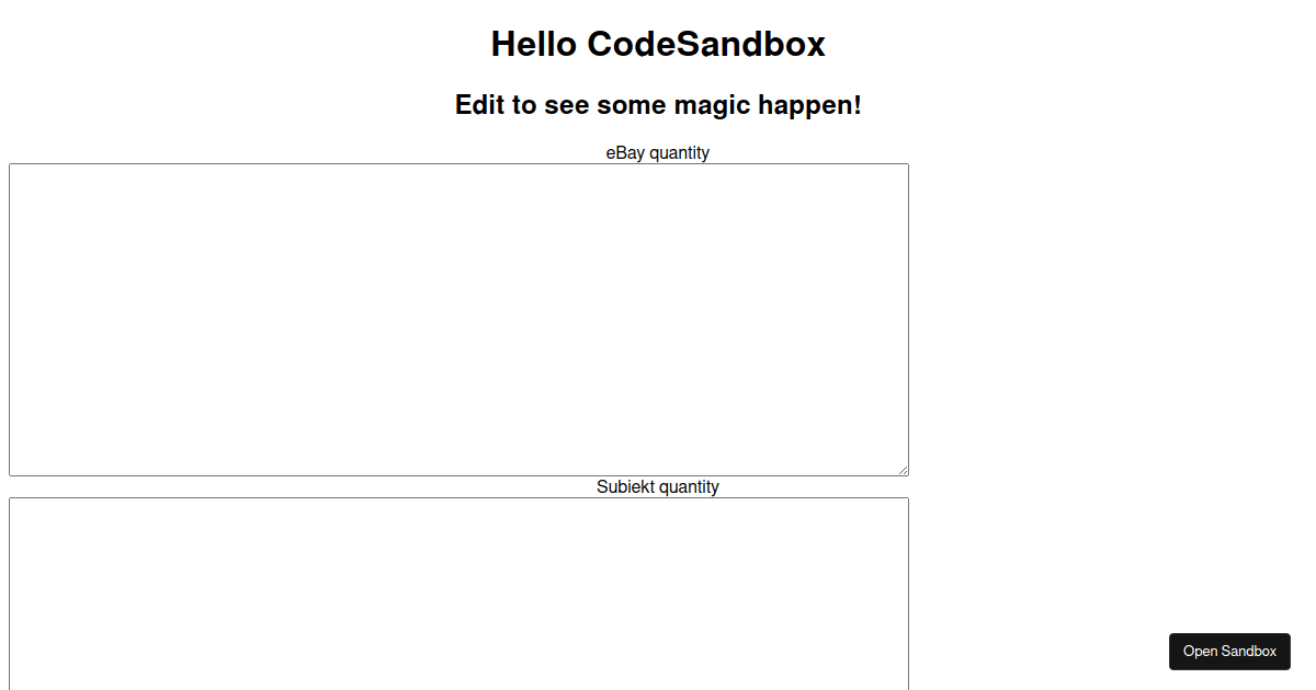 Codesandbox