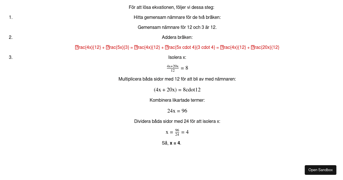 latexmath (forked) Codesandbox