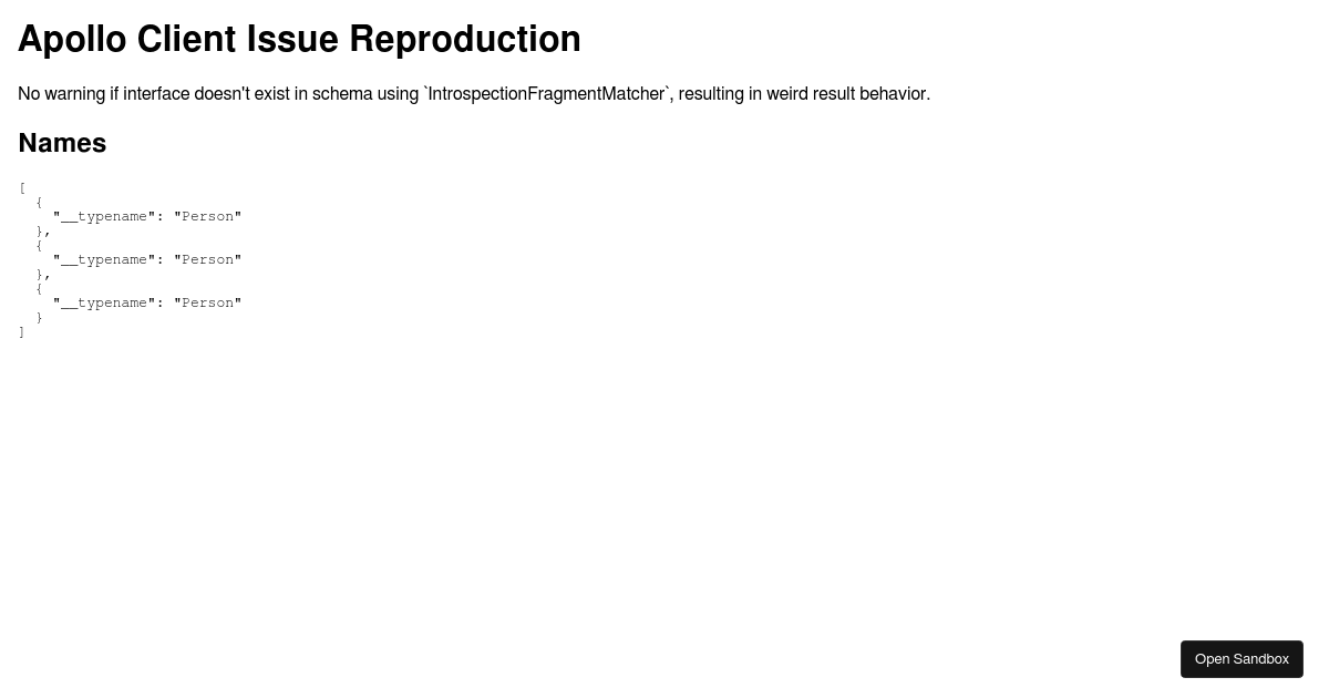 apolloclienterrortemplate Codesandbox