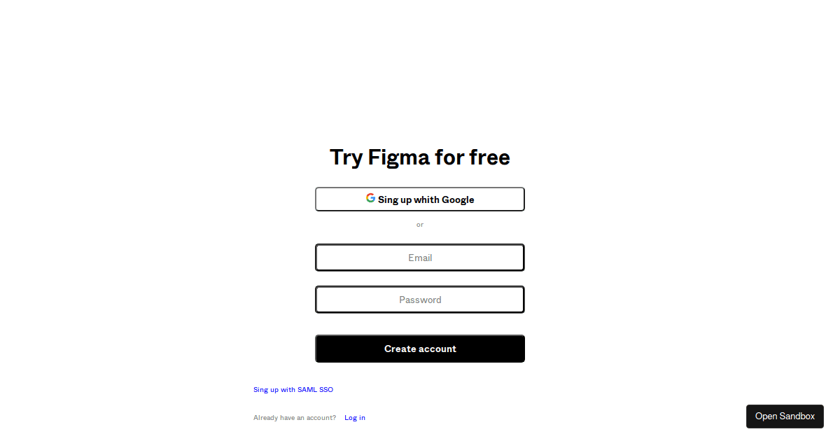 loginfigma Codesandbox