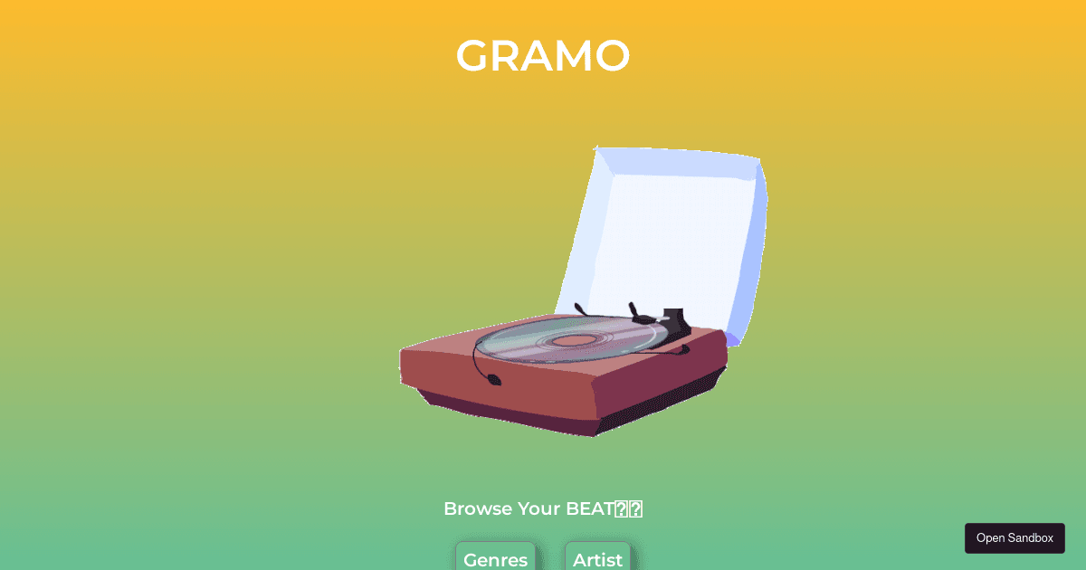 musiksuggestionapp Codesandbox